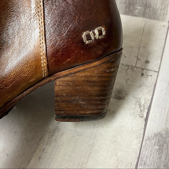 Bed Stu Yell Distressed Leather Booties Size 6.5 - Picture 14 of 16